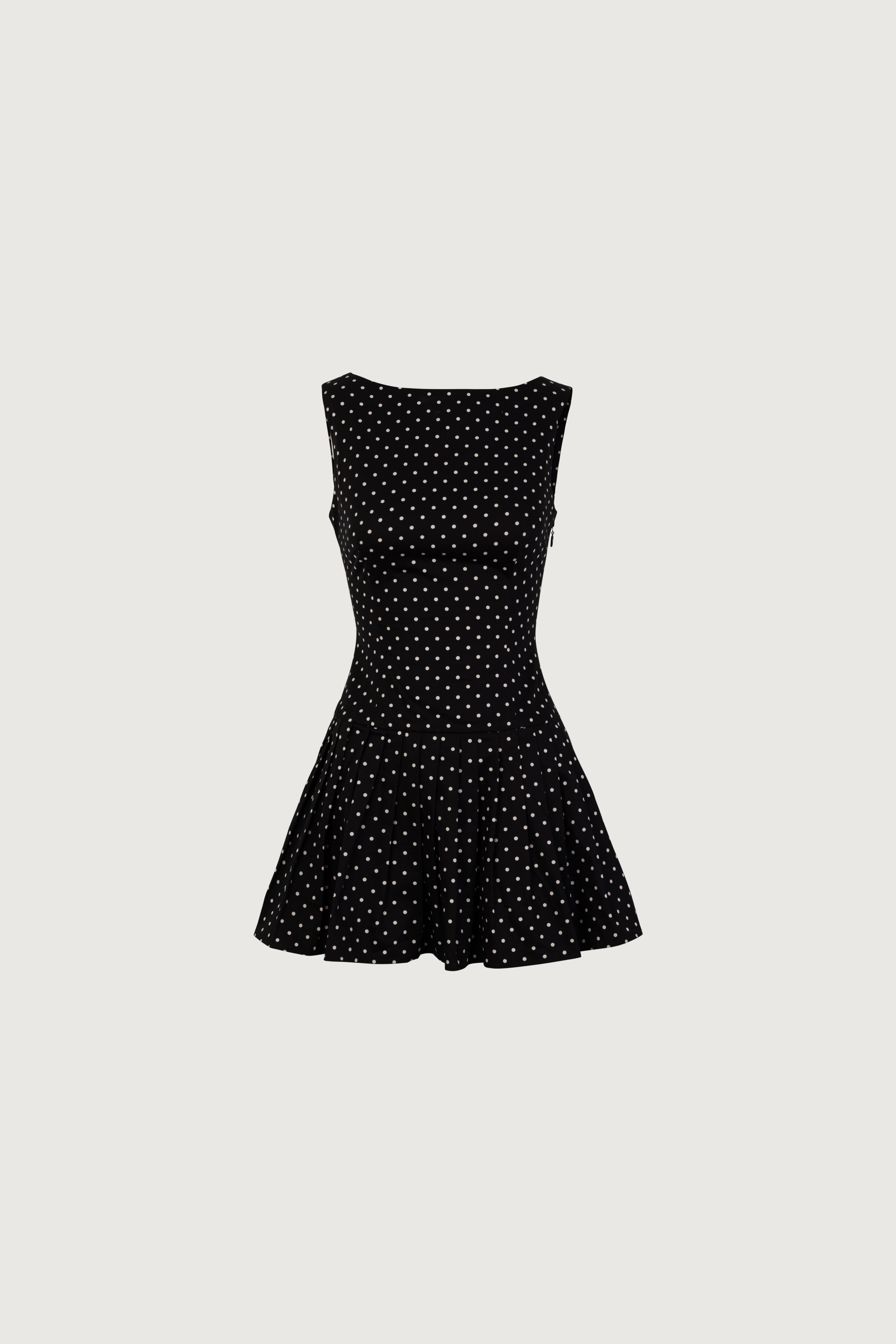 SAME Poplin Mini Dress | Black Polka Dot | Women's Dress S / Black Cream Polka Dot SAME Poplin Mini Dress | Black Polka Dot | Women's Dress S / Black Cream Polka Dot