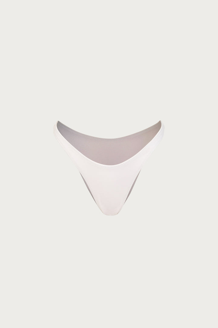 90s Bottom (Faux Suede White)