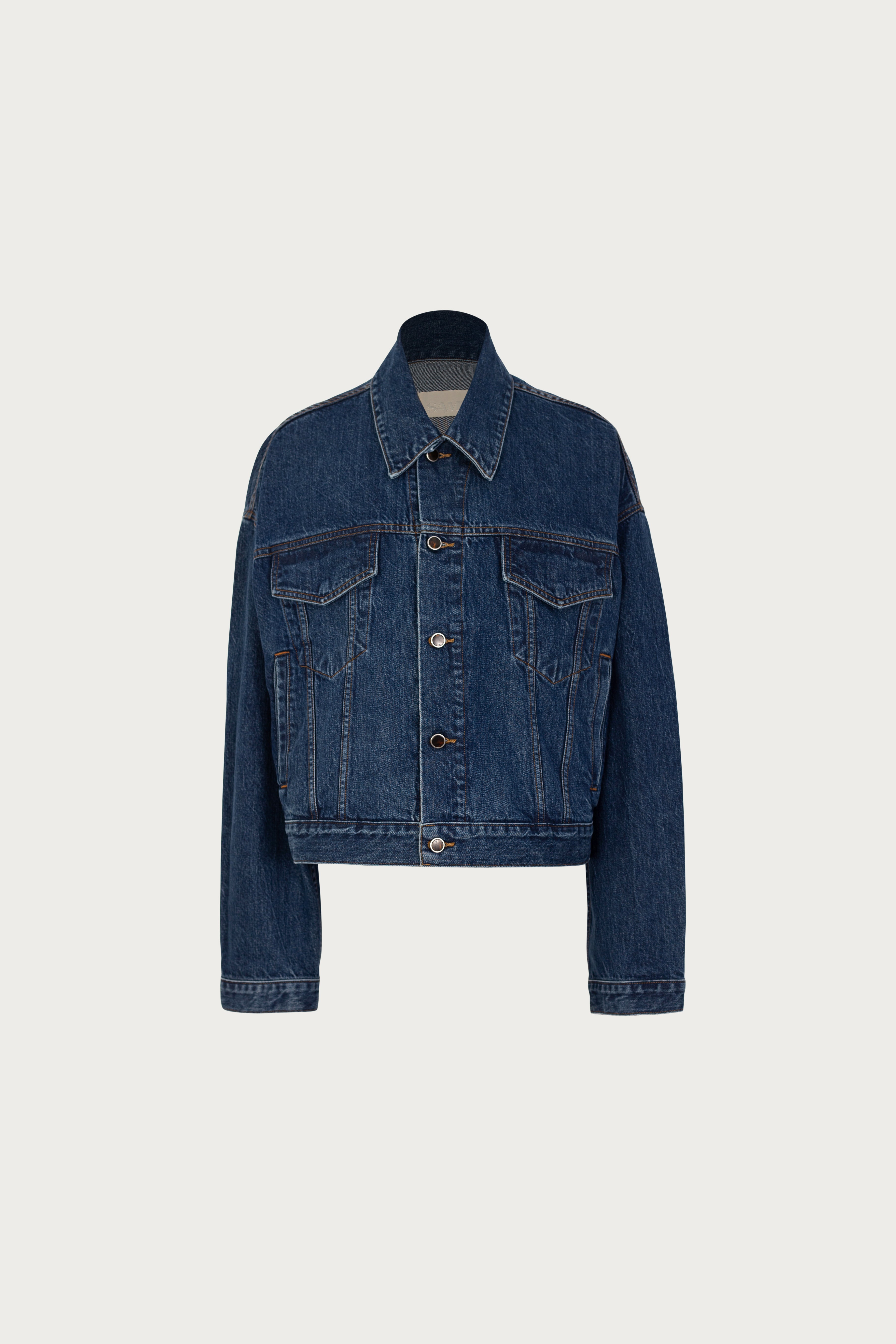 SAME The Perfect Denim Jacket | Vintage Dark | Oversized