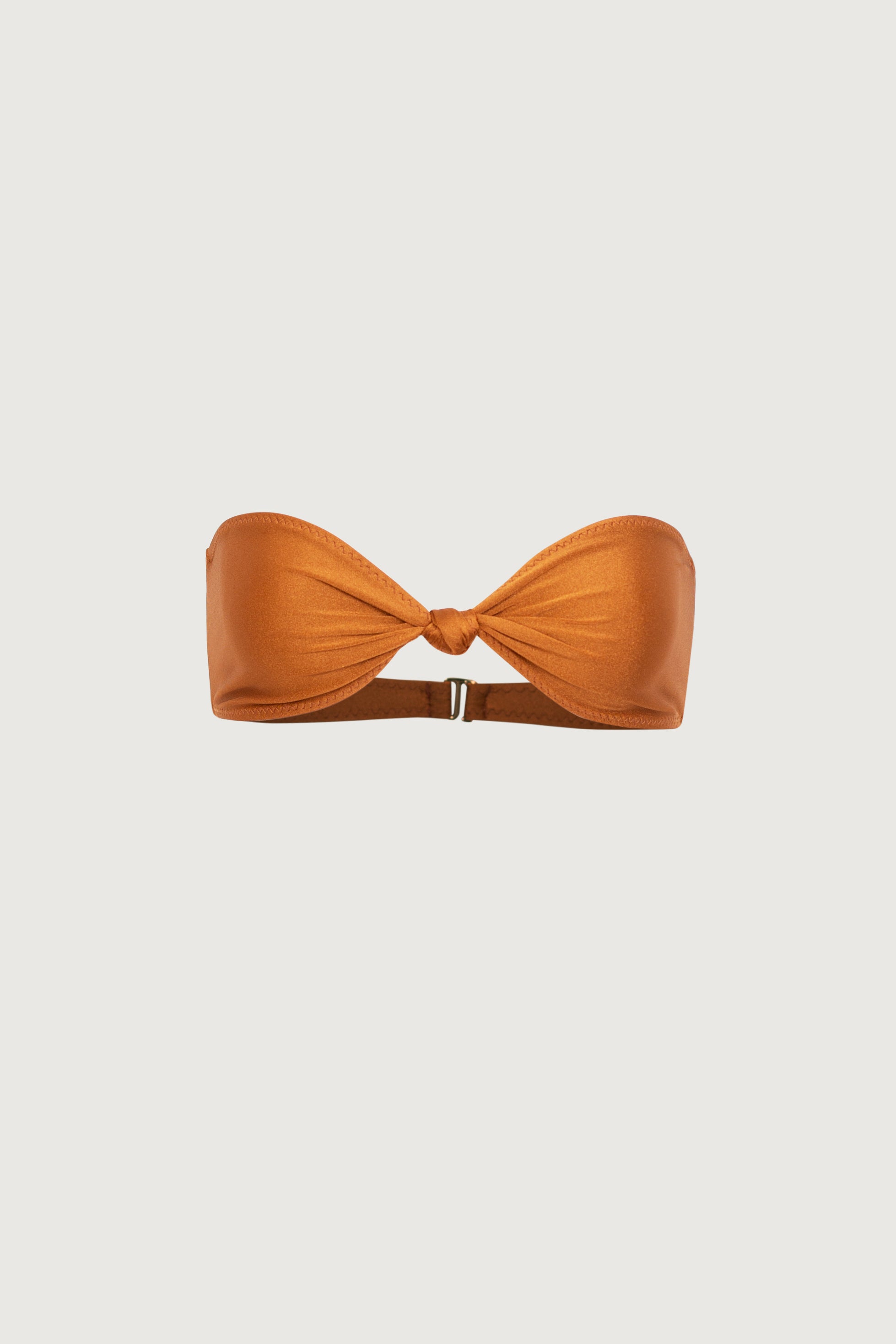 SAME Knotted Bandeau Top | Bronze
