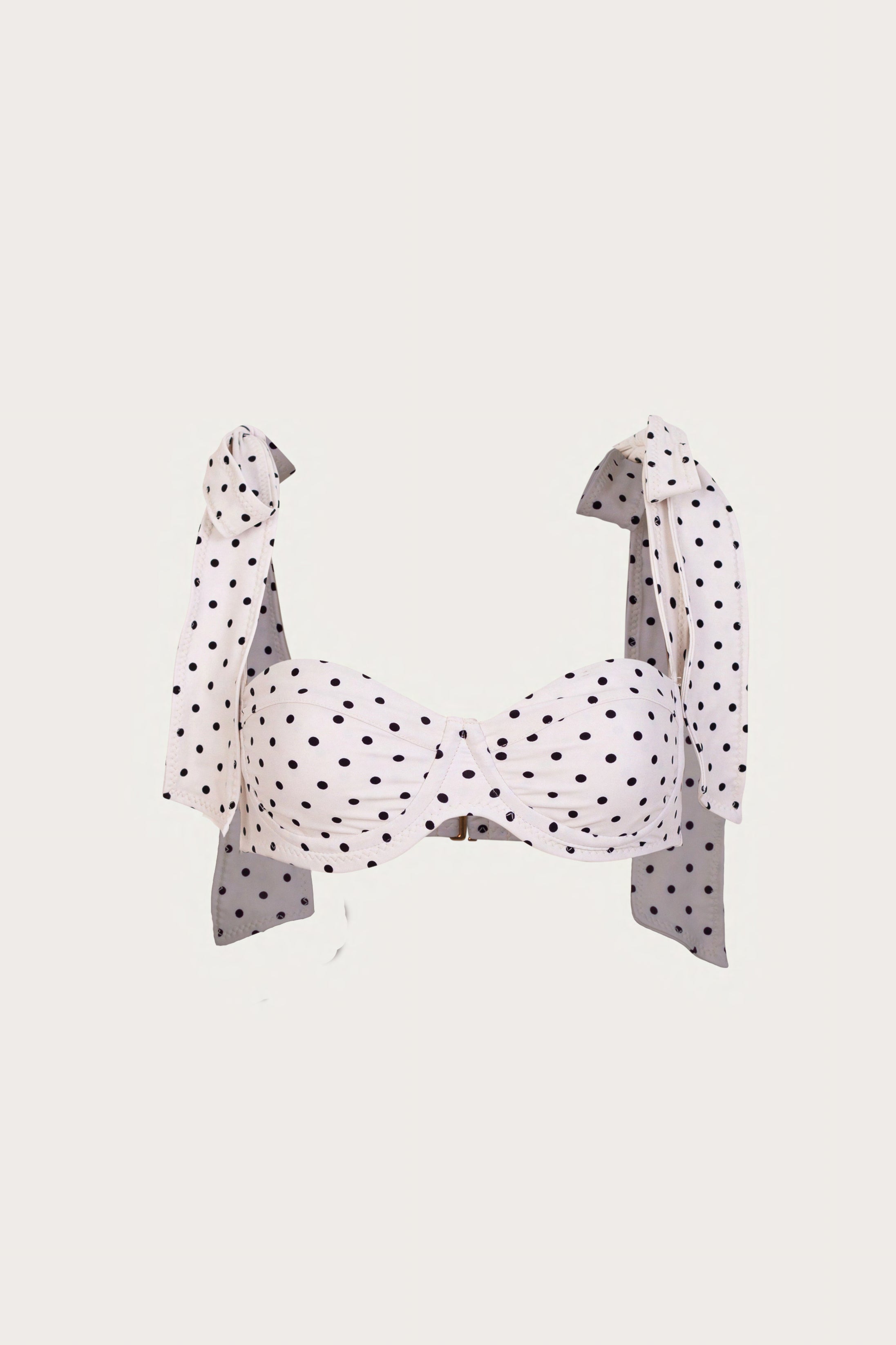 Black Polka Dot Bra
