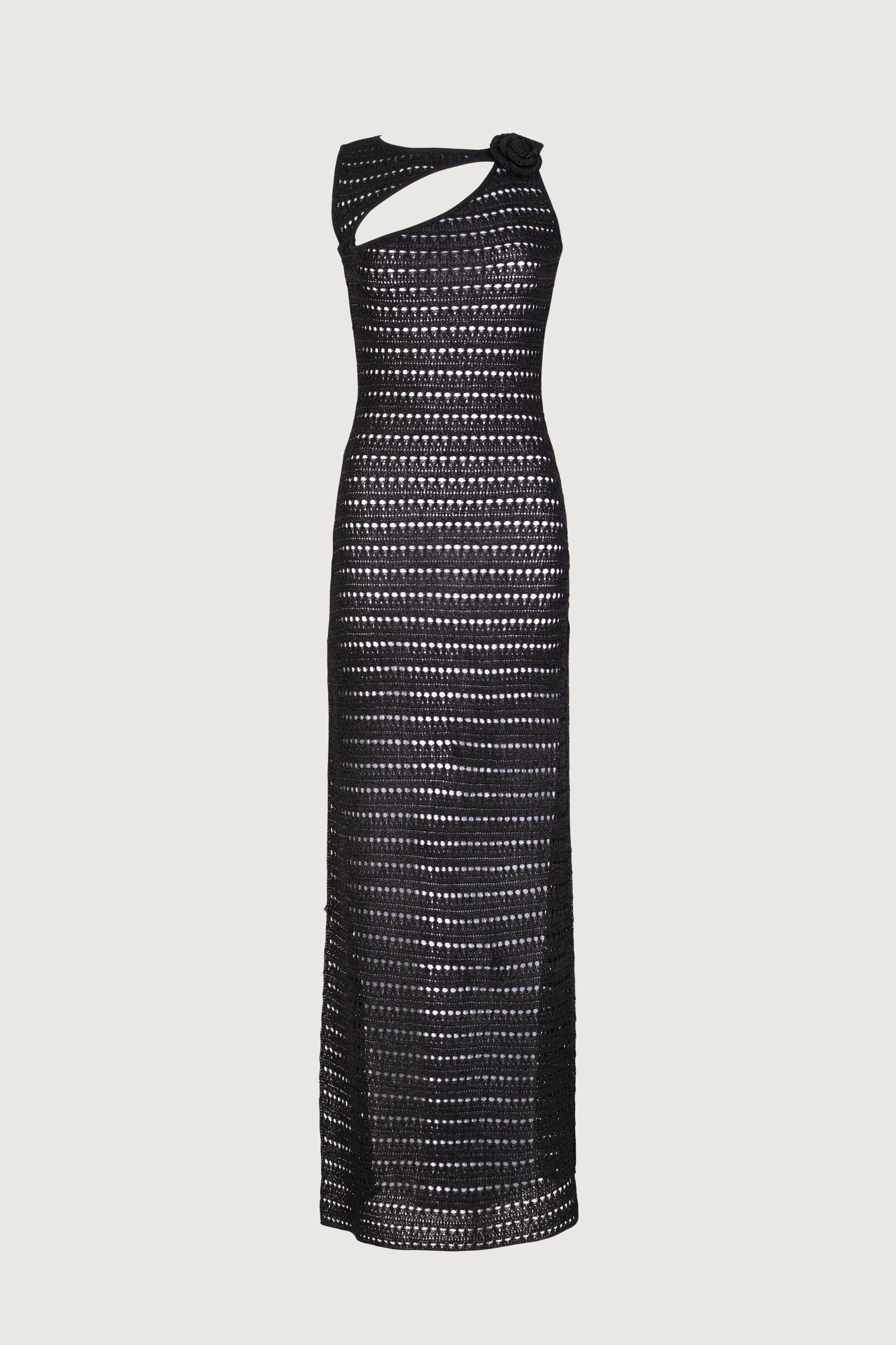 ワンピース Emily slit dress Black Long Sleeve Side Slit Dress in Black | LUCY IN THE SKY
