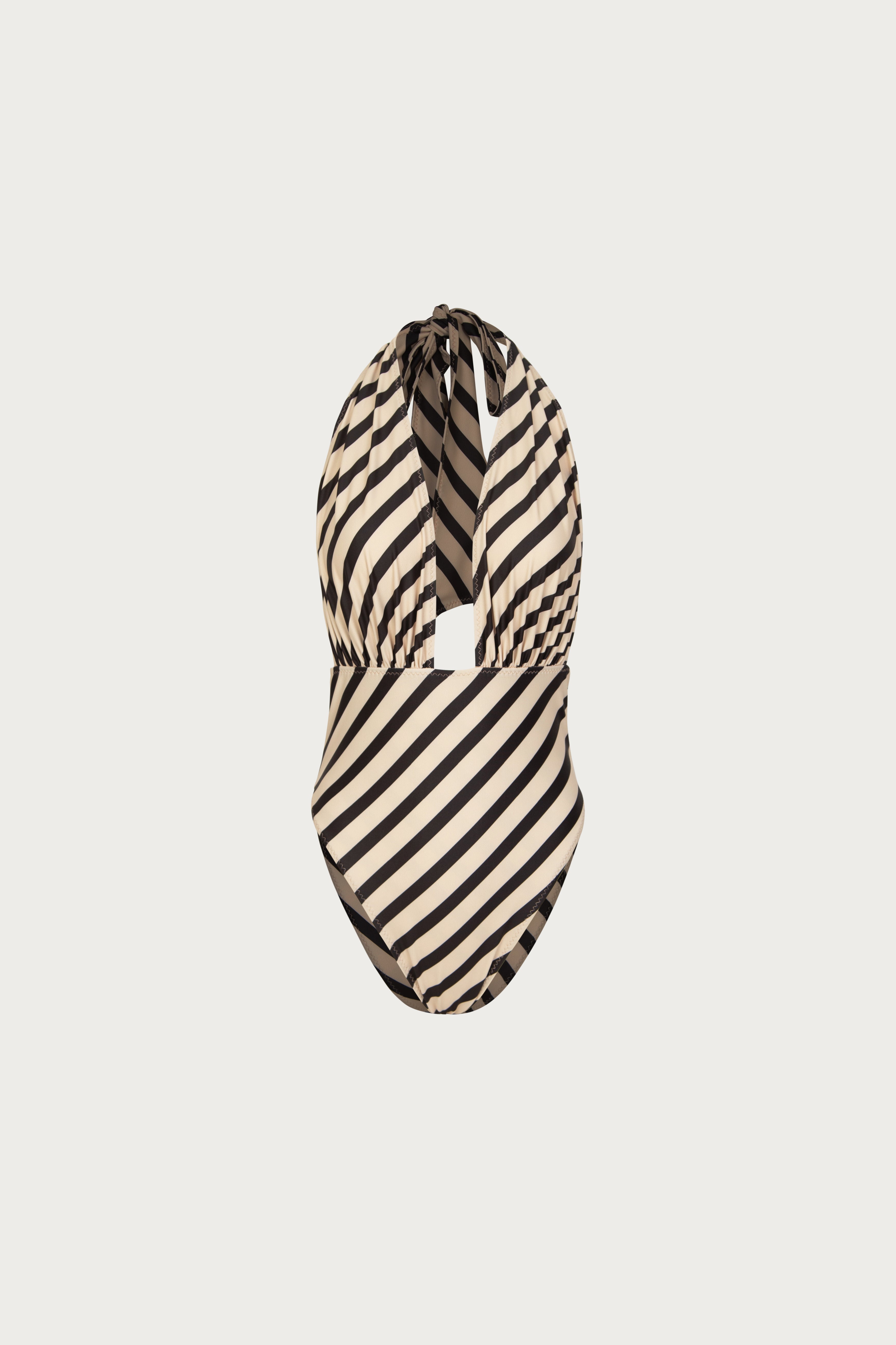 SAME V One Piece | Diagonal Stripe | Women's One Piece Swimwear