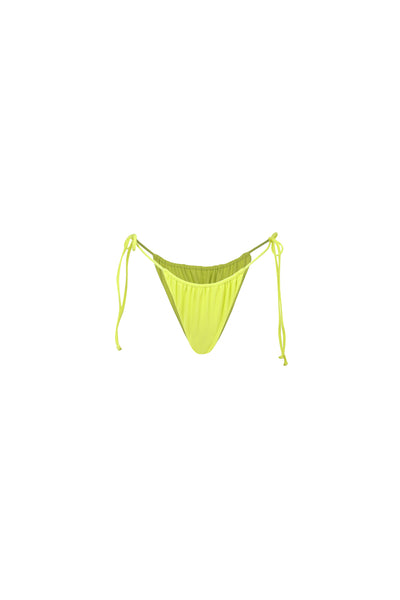 Kate String Bottom (Faux Suede Citron)