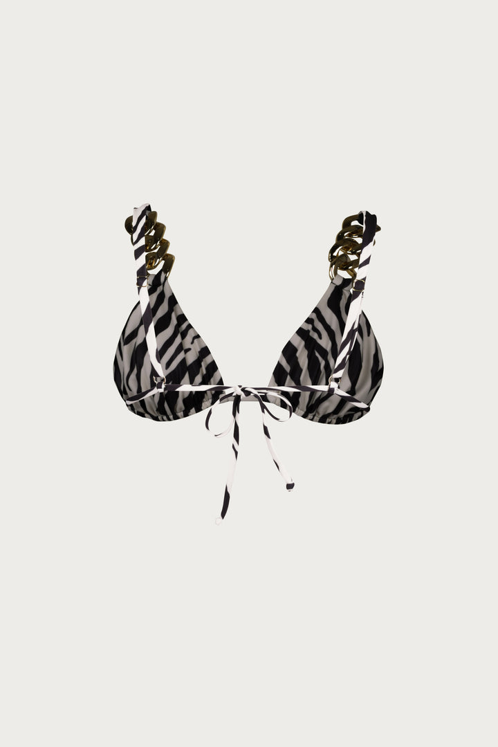 Gold Chain Triangle (Zebra)