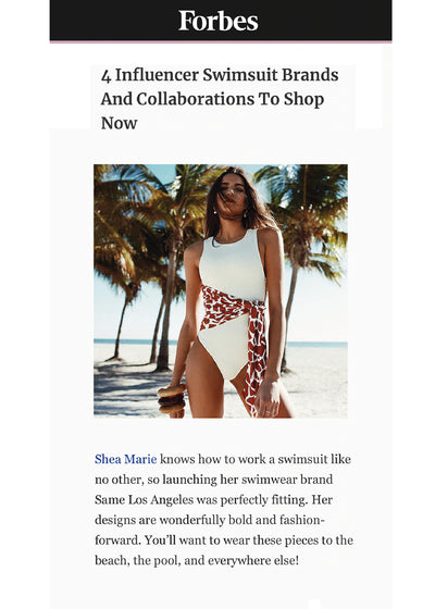 FORBES: 4 INFLUENCERS SWIMSUIT BRANDS AND COLLABORATIONS TO SHOP NOW