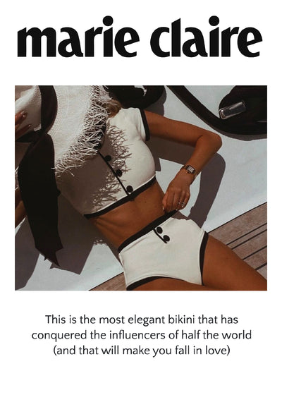 MARIE CLAIRE SPAIN: THIS IS THE MOST ELEGANT BIKINI THAT HAS CONQUERED THE INFLUENCERS OF HALF THE WORLD (AND THAT WILL MAKE YOU FALL IN LOVE)