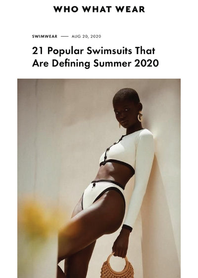 WHO WHAT WEAR: 21 POPULAR SWIMSUITS THAT ARE DEFINING SUMMER 2020