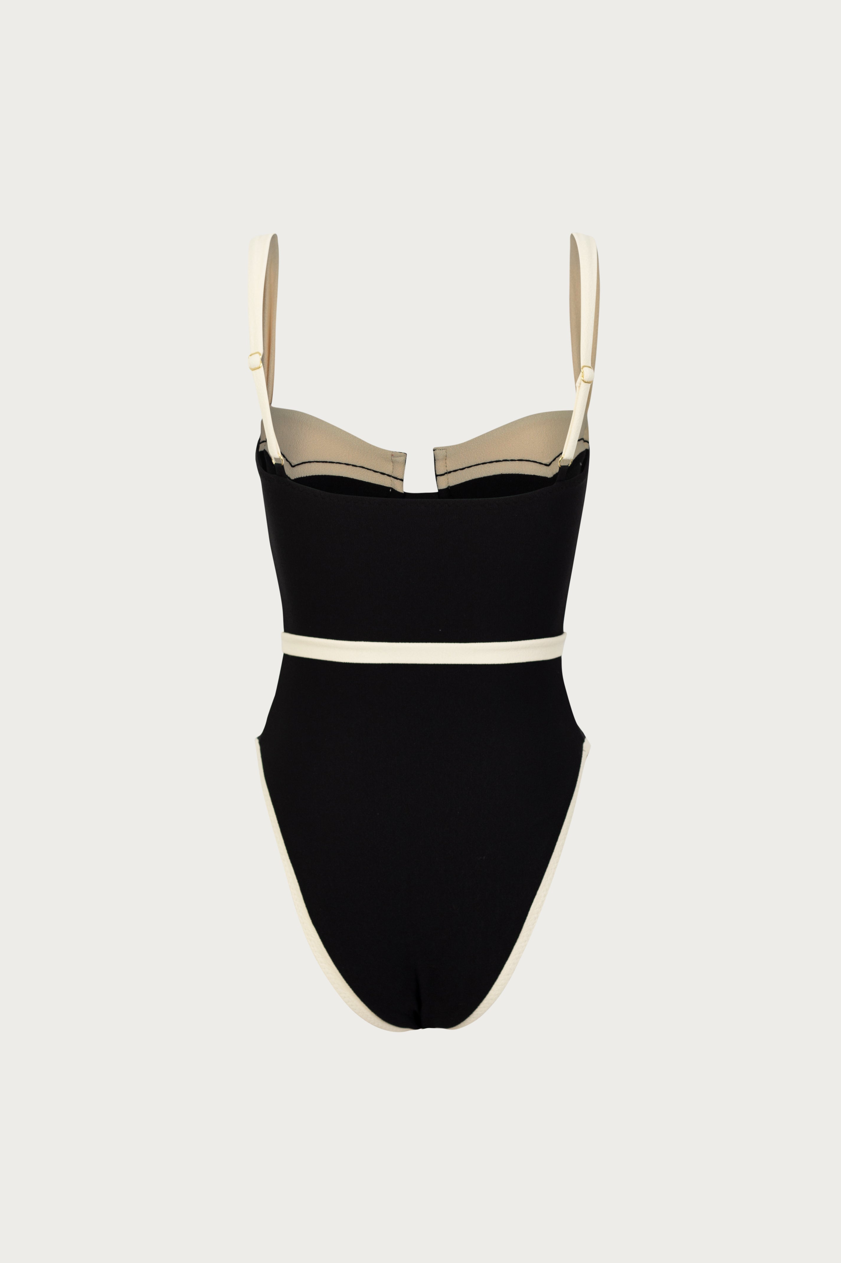 ワンピース dalla contrast fake two piece Fake Two-piece Contrast Color Top - onor – ARCANA ARCHIVE