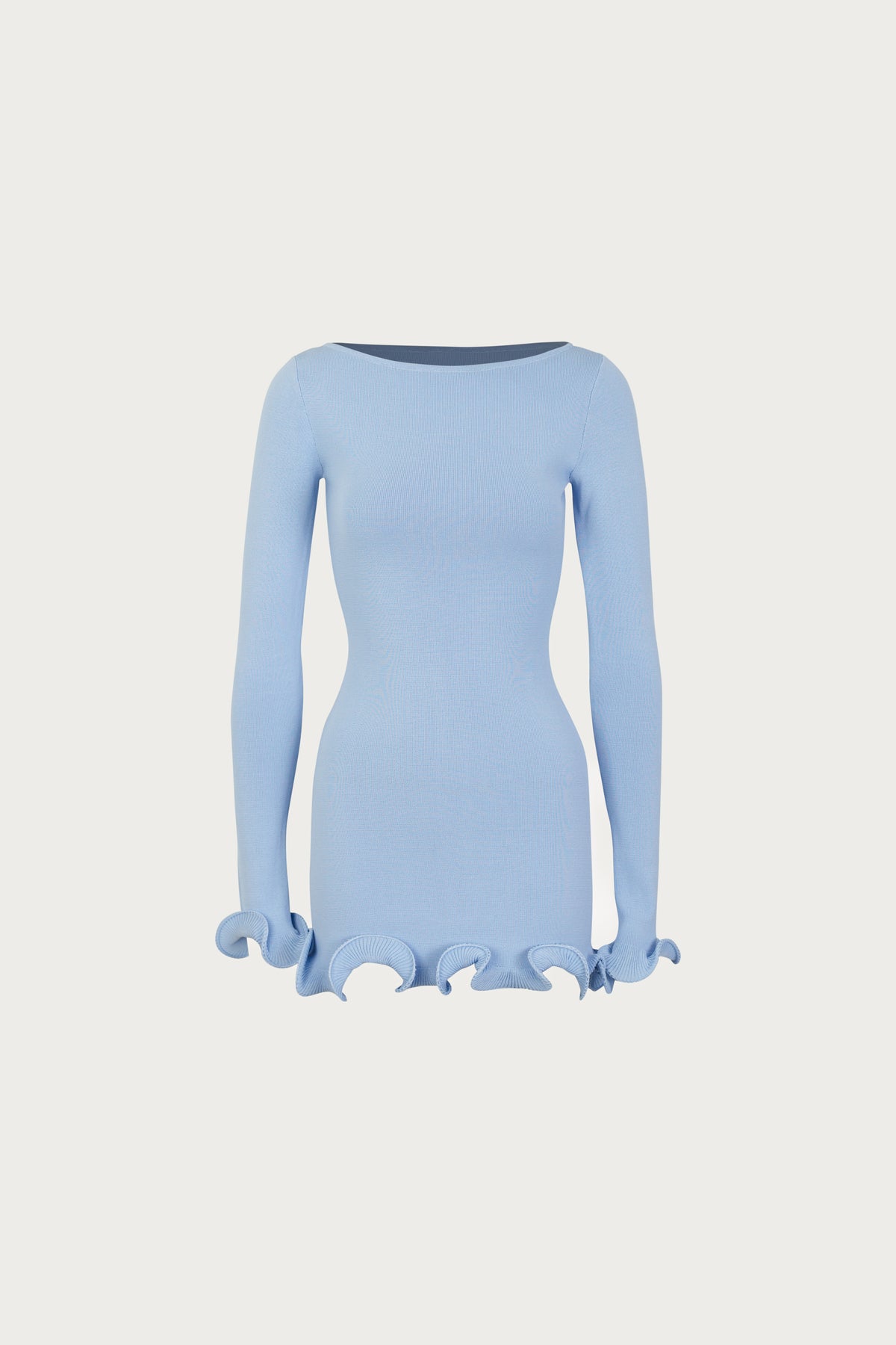 light blue mini dress long sleeve Visualize Long Sleeve Mini Dress | Light Blue | Womens