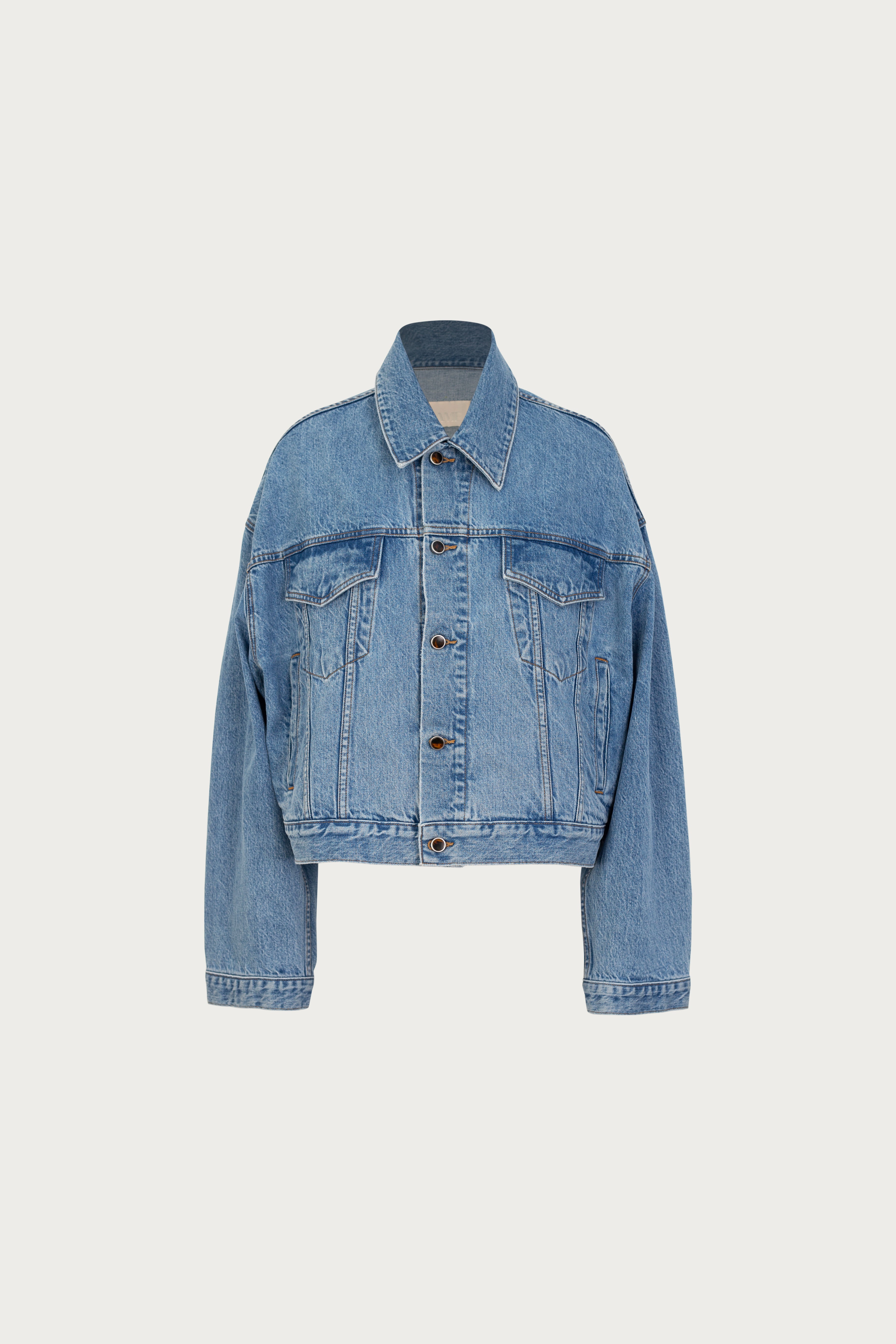 SAME The Perfect Denim Jacket | Classic Blue | Oversized