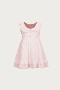 eyelet dress (baby pink)