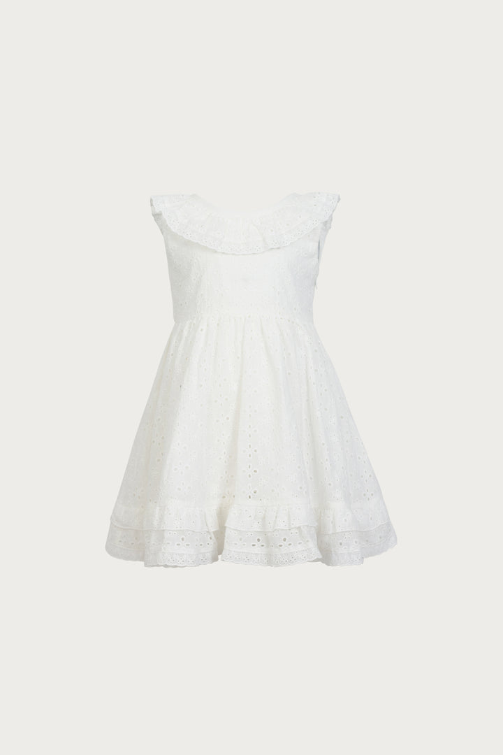 eyelet dress (white)