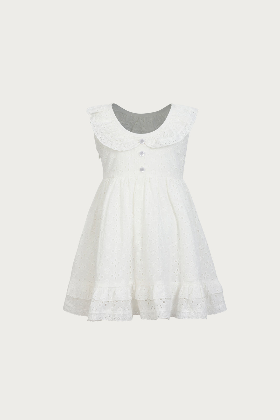eyelet dress (white)