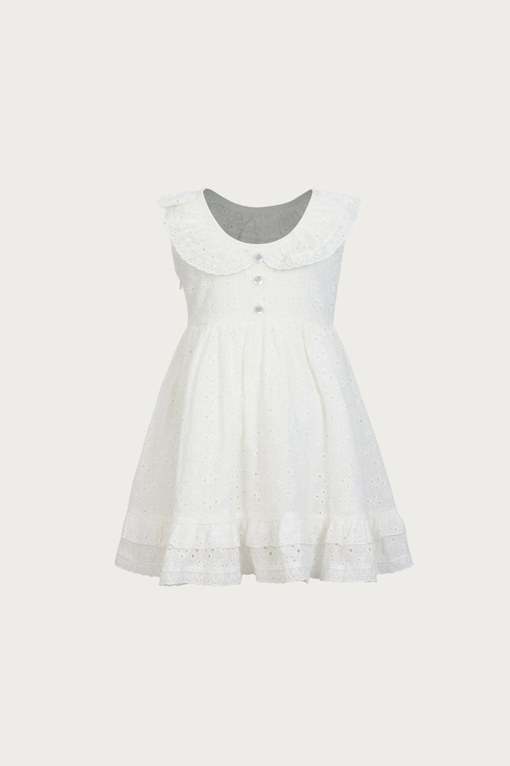 eyelet dress (white)