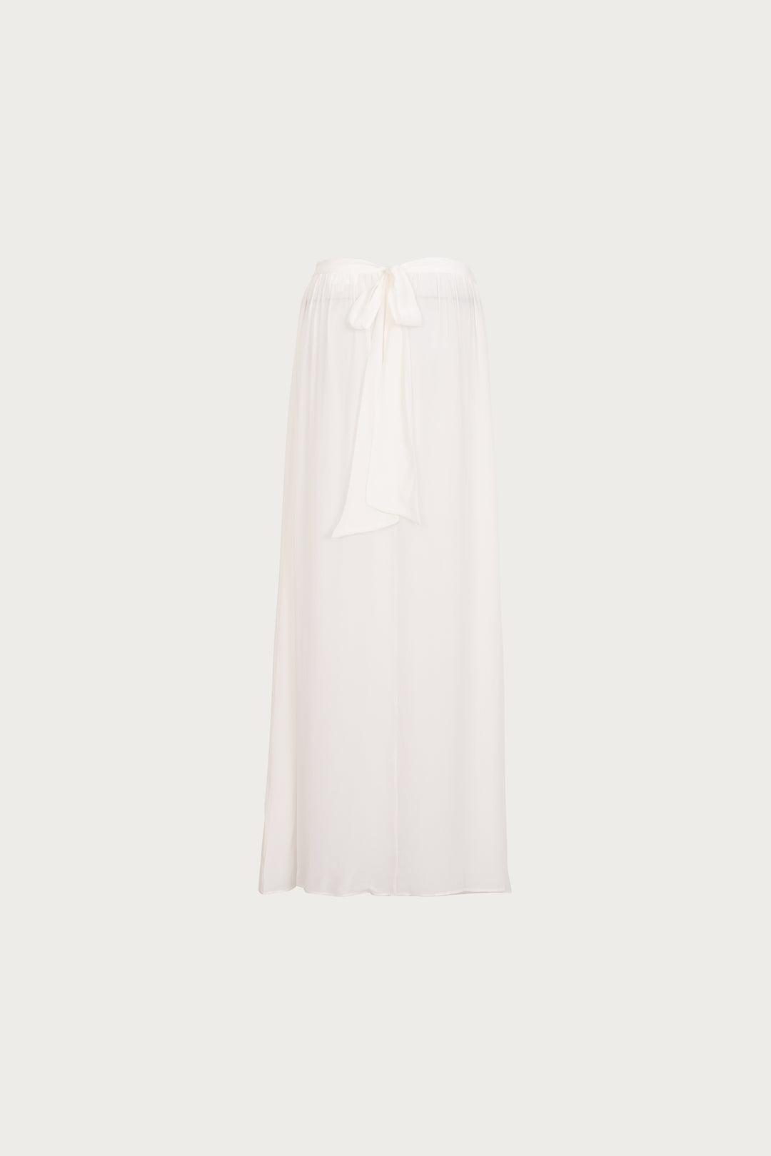 Chiffon Maxi Skirt (Cream)
