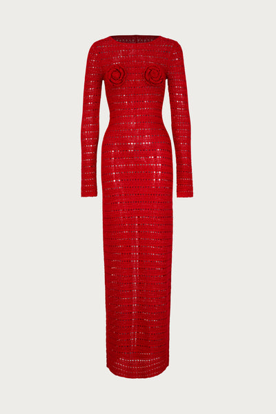 white christmas dresses Alchemy Dress (Crochet) – Lion Brand Yarn main image 1