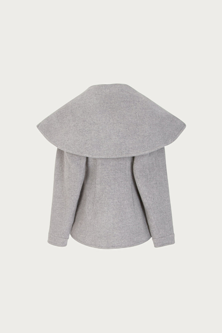 Short Wool Coat (Gray)