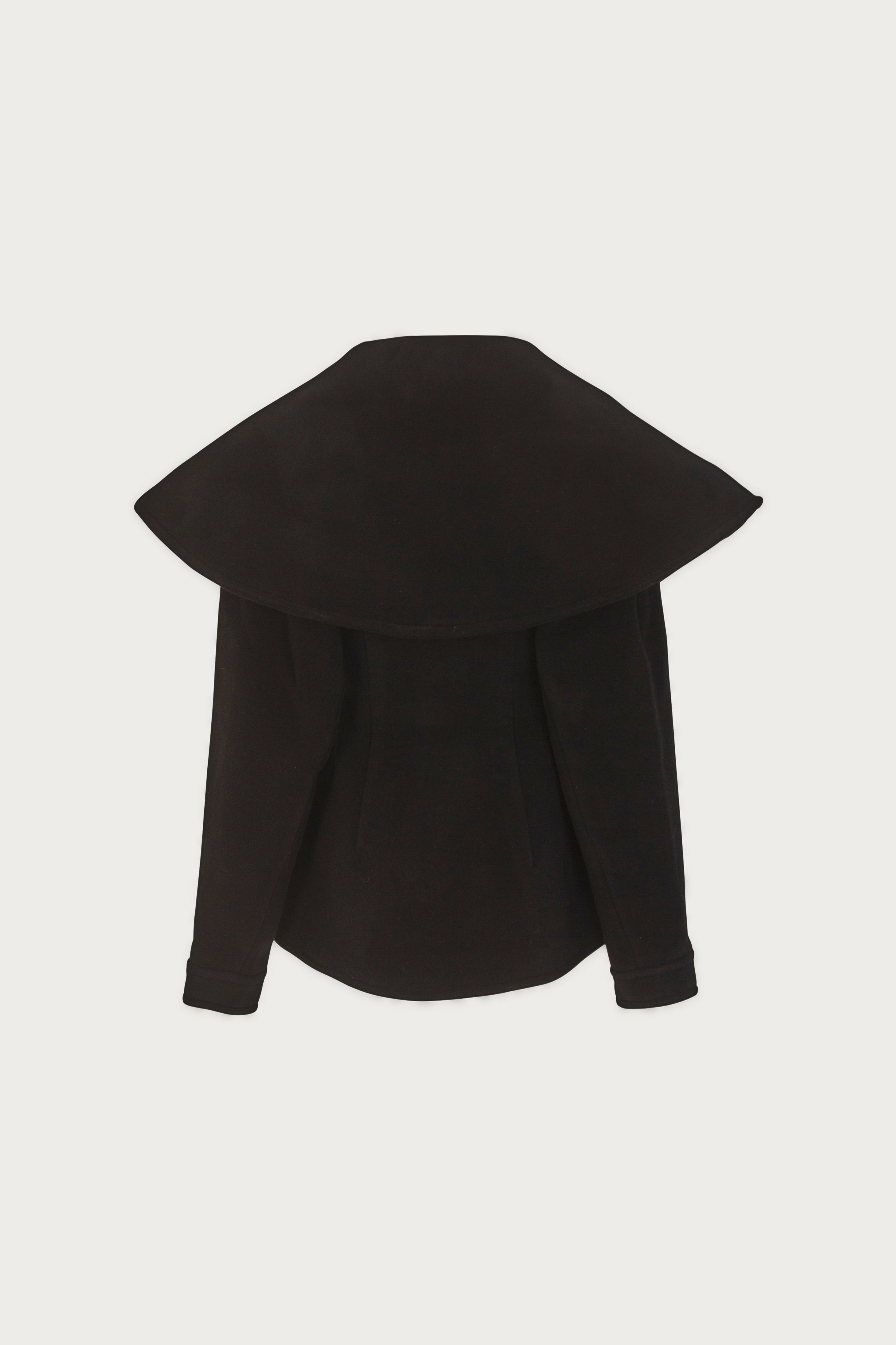SAME | Short Wool Coat | Black | Women's Outerwear