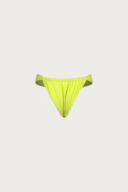 Ruched Bottom (Faux Suede Citron)