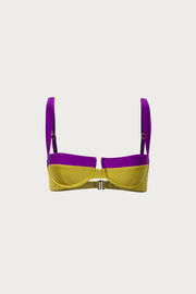 Underwire Top (Green/Purple)
