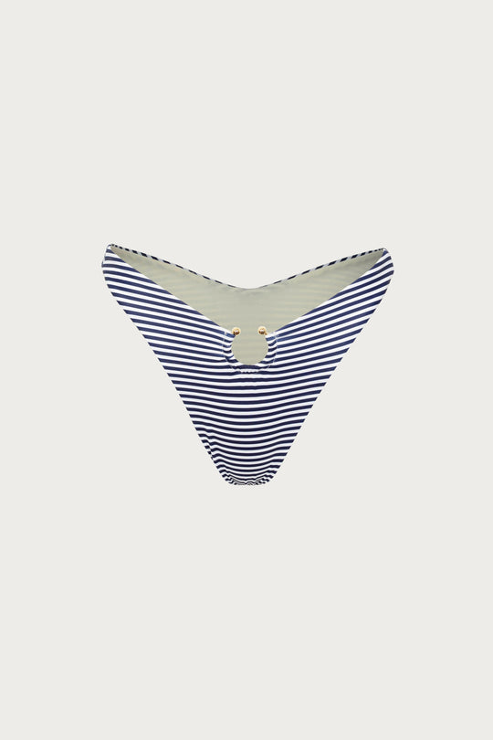 WIDE STRAP U-RING TOP SOLID NAVY main image 1