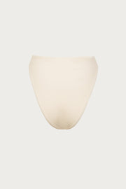 Rose High Rise Bottom (Faux Suede Cream/Black)