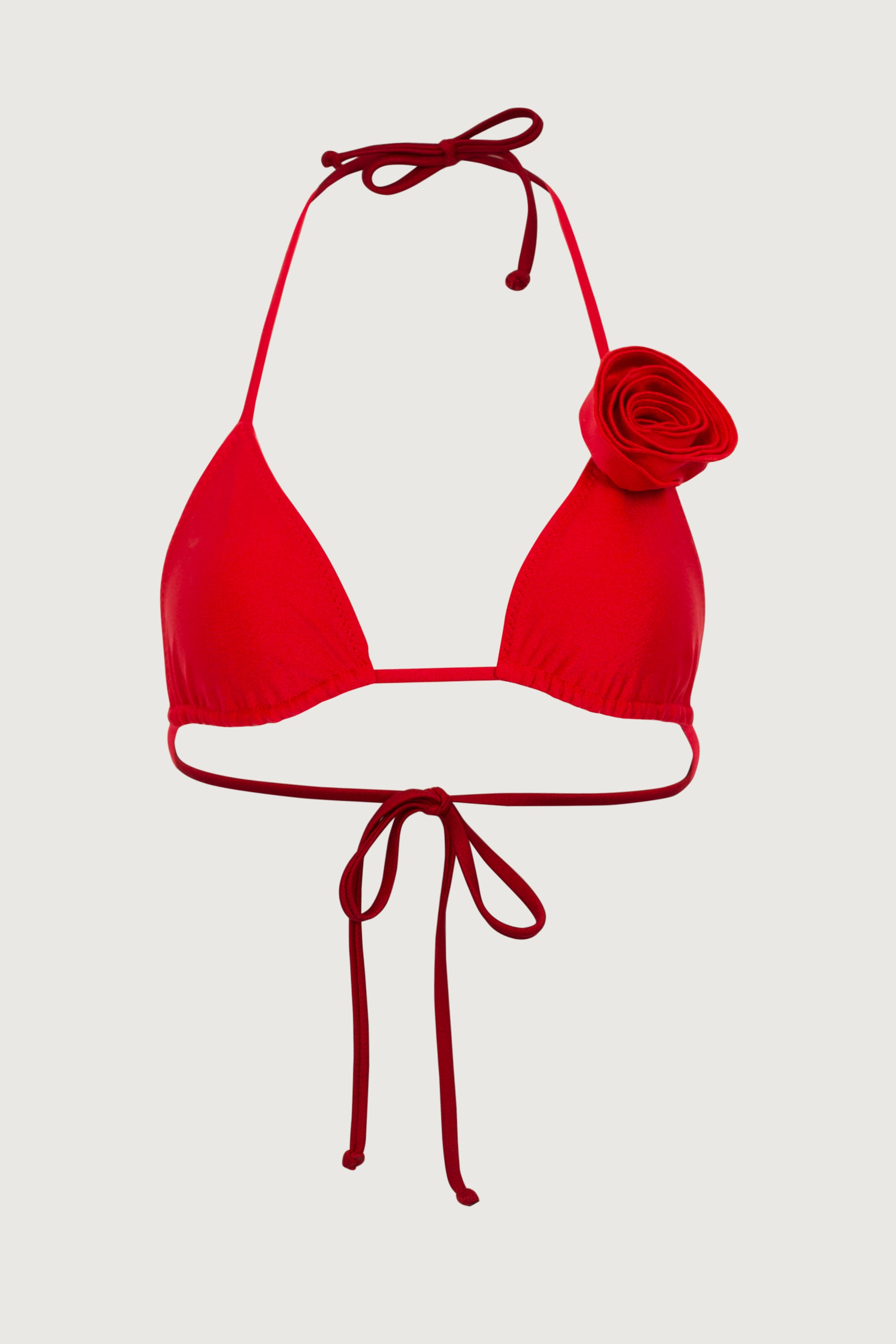 SAME Rose Off Shoulder One Piece | Scarlet Red/Red