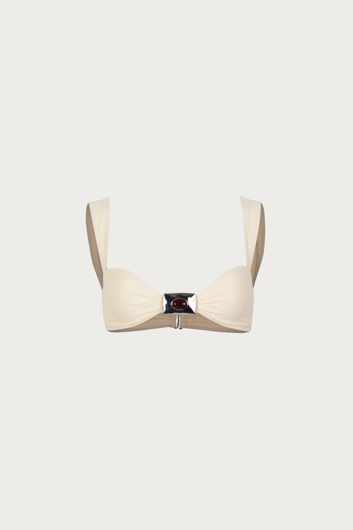 Hammer Stone Top (Faux Suede Cream)