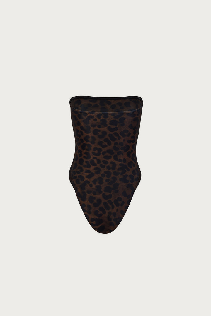 Strapless One Piece (Cheetah)