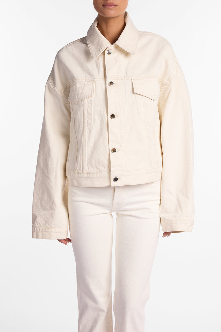 The Perfect Denim Jacket (Off White)