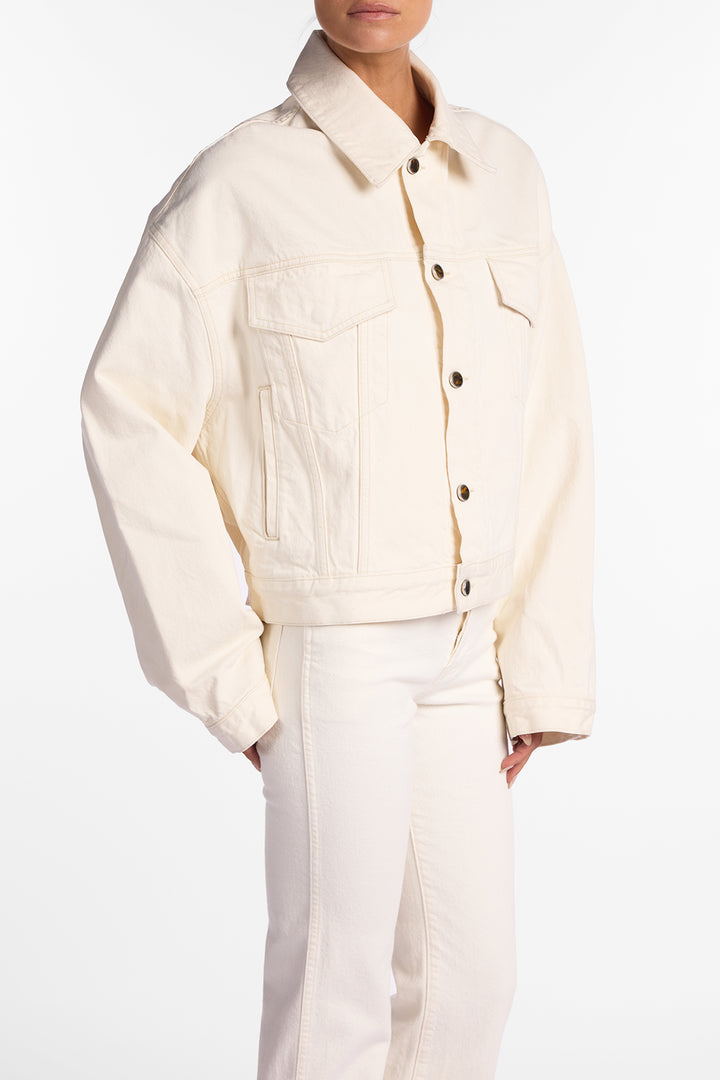 The Perfect Denim Jacket (Off White)