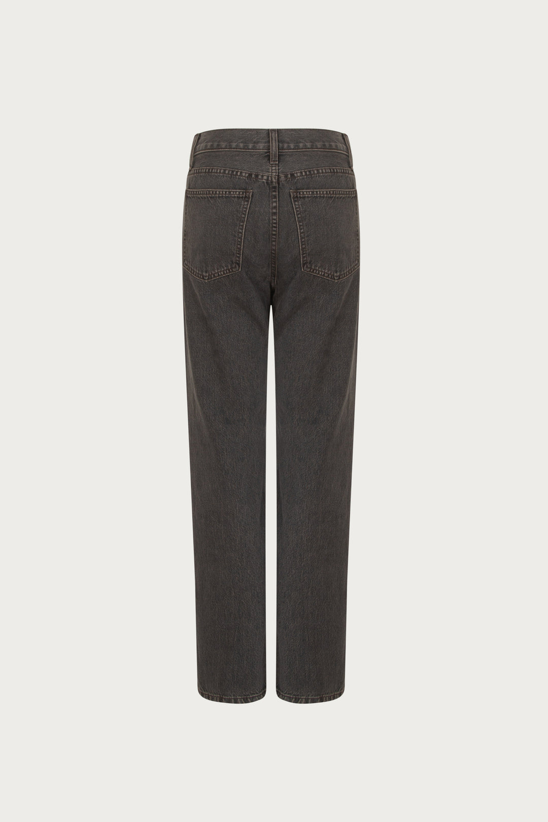 The Straight Ankle Jean (Stone Black)