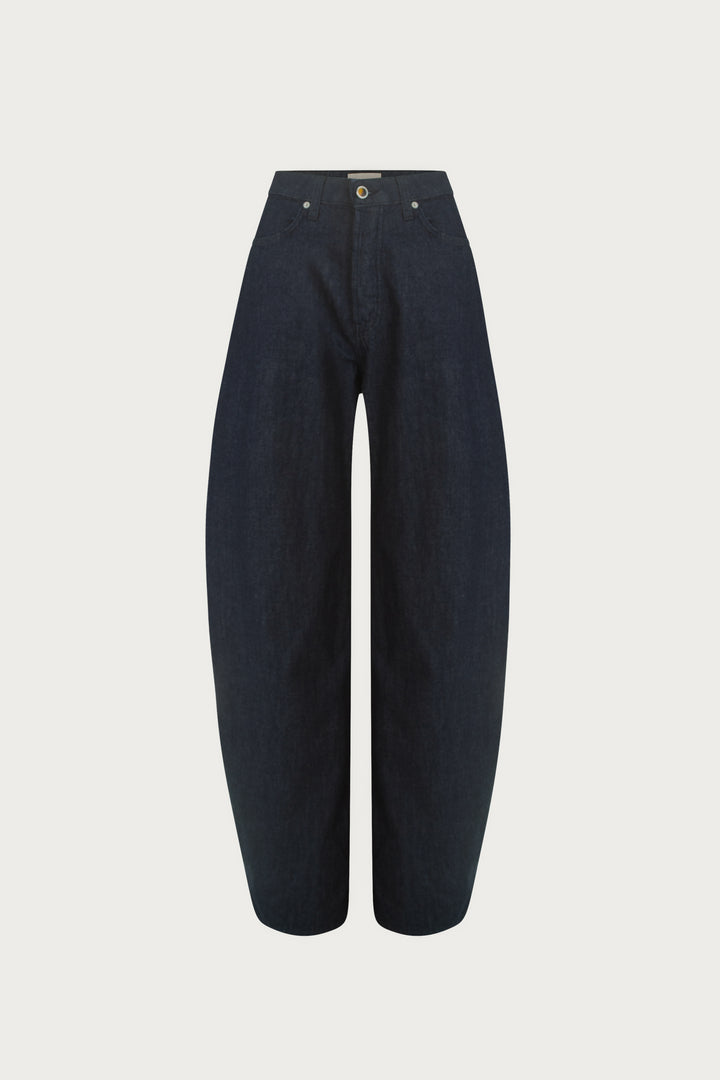 The Barrel Jean (Dark Indigo)