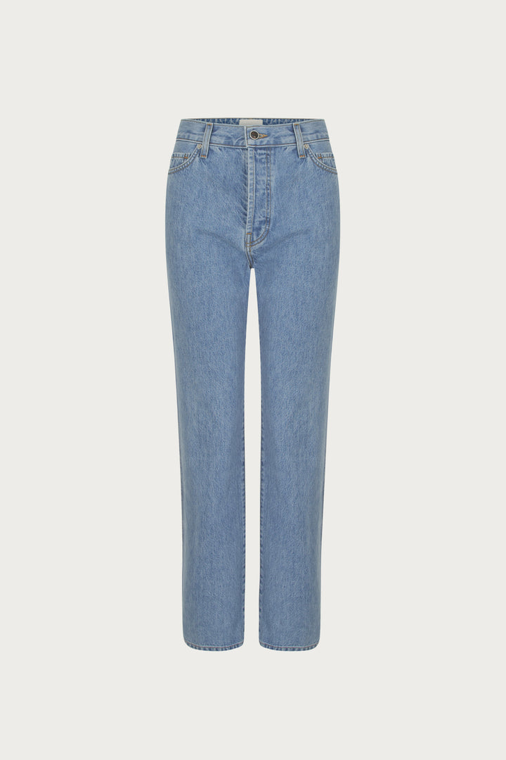 The Straight Ankle Jean (Classic Blue)