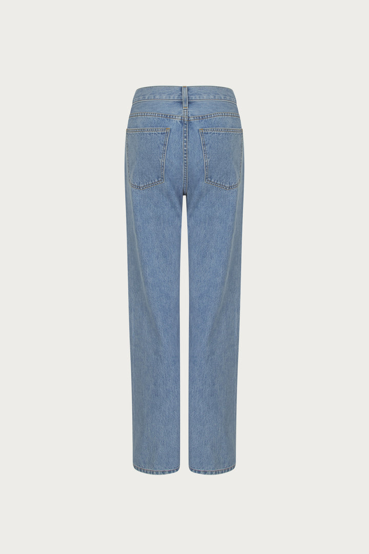 The Straight Ankle Jean (Classic Blue)