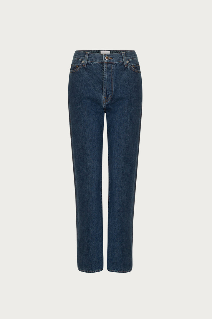 The Straight Ankle Jean (Vintage Dark)
