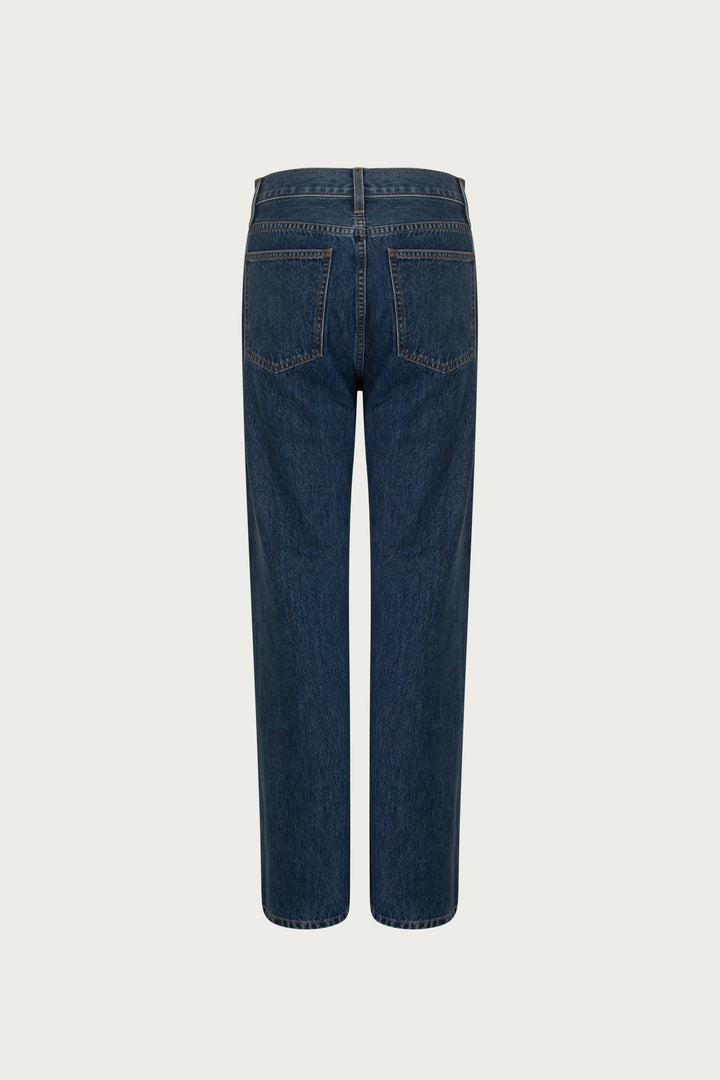 The Straight Ankle Jean (Vintage Dark)