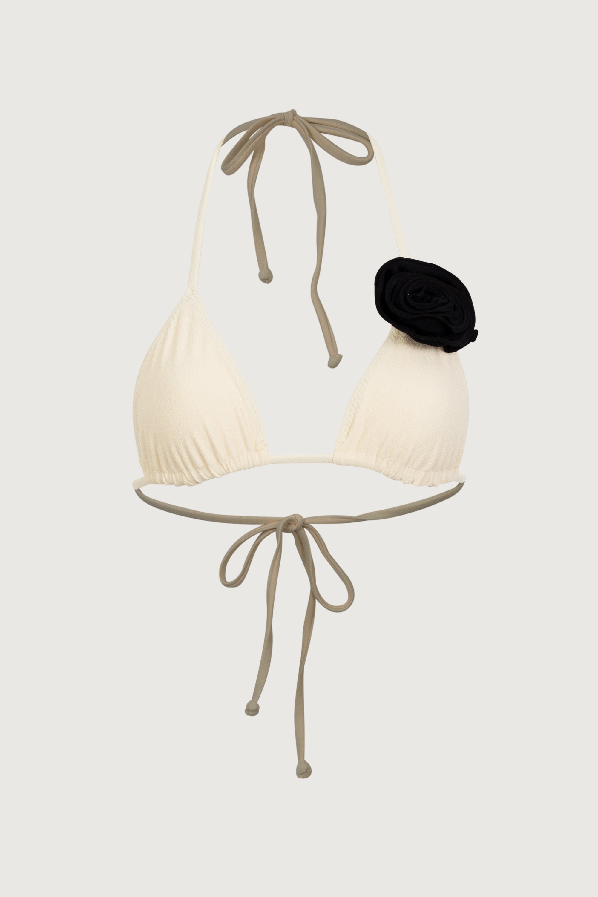 SAME Double Layer Corset One Piece | Faux Suede Cream/Black