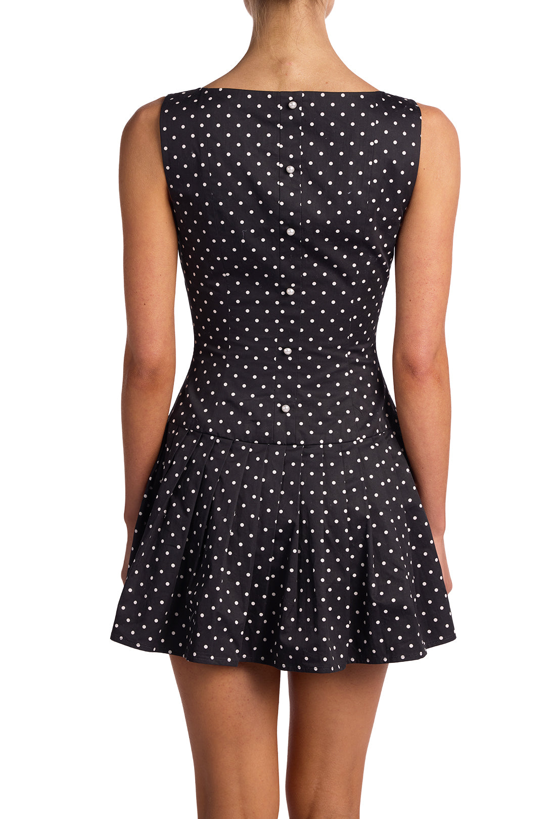 SAME Poplin Mini Dress | Black Polka Dot | Women's Dress S / Black Cream Polka Dot SAME Poplin Mini Dress | Black Polka Dot | Women's Dress S / Black Cream Polka Dot