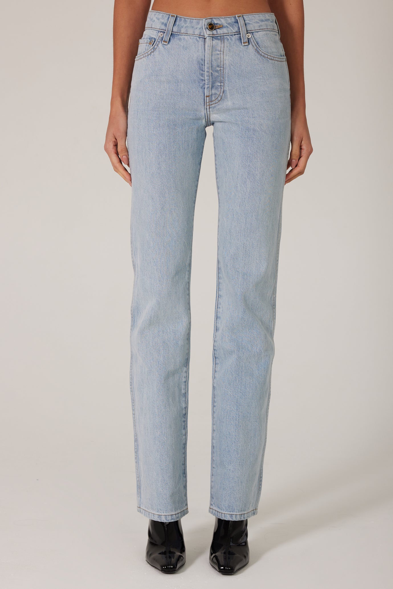 SAME The Perfect Jean | Vintage Light | Straight Leg Mid Rise