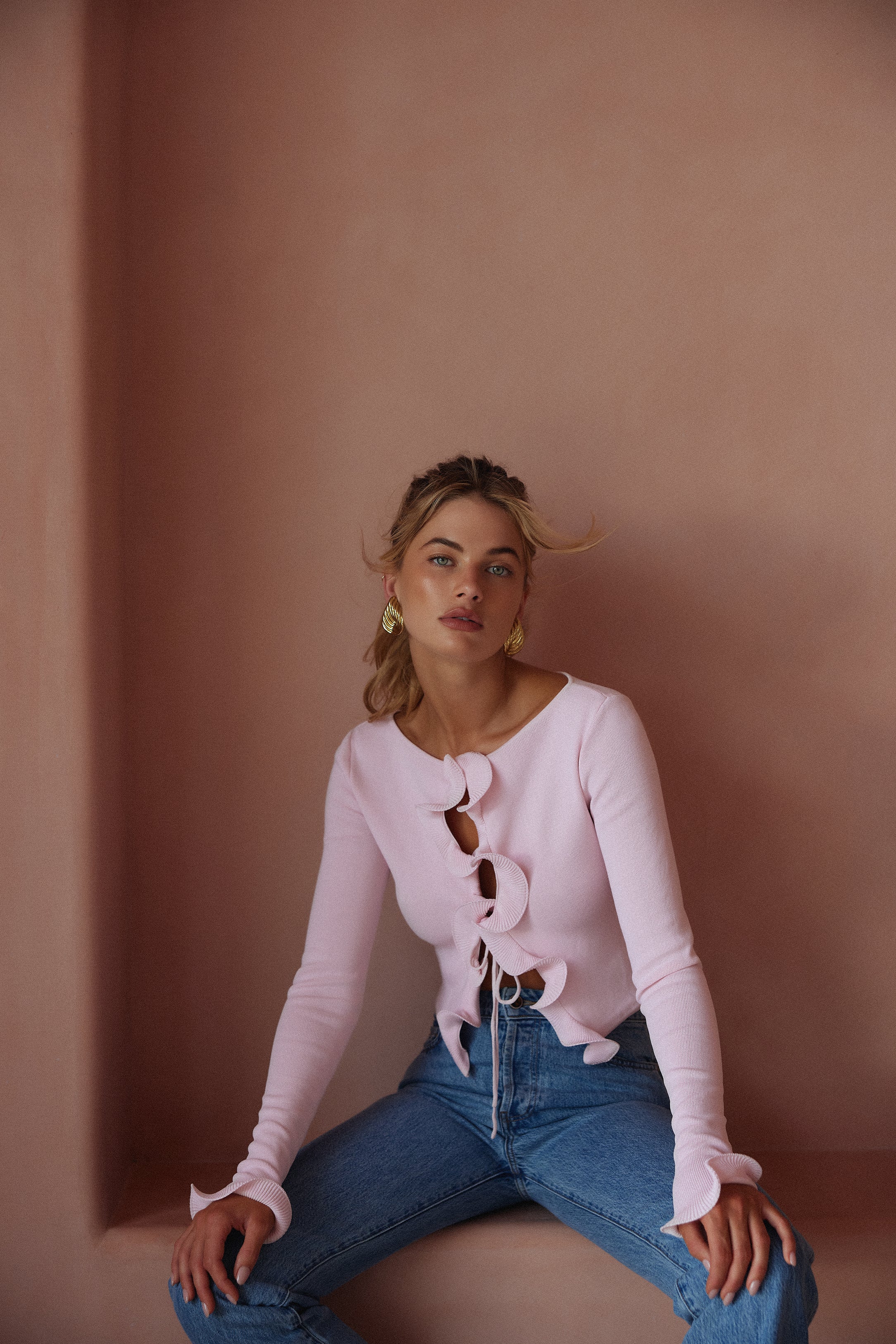 トップス andmary Alison frill tops ANDMARY】Alison frill tops