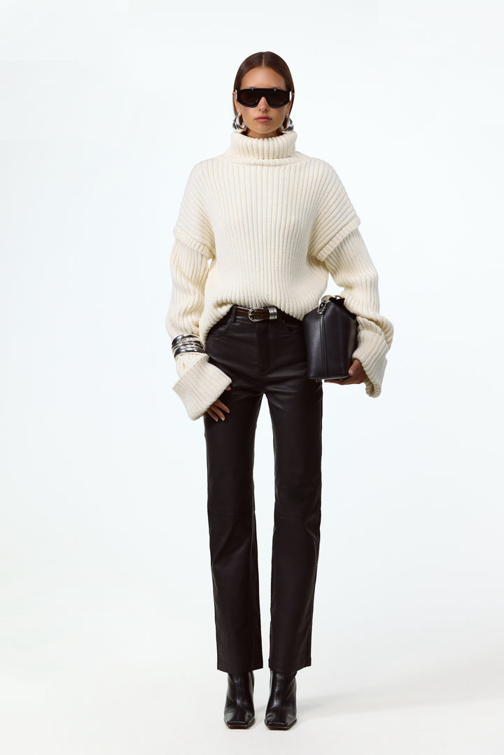 The Perfect Leather Pant (Black)