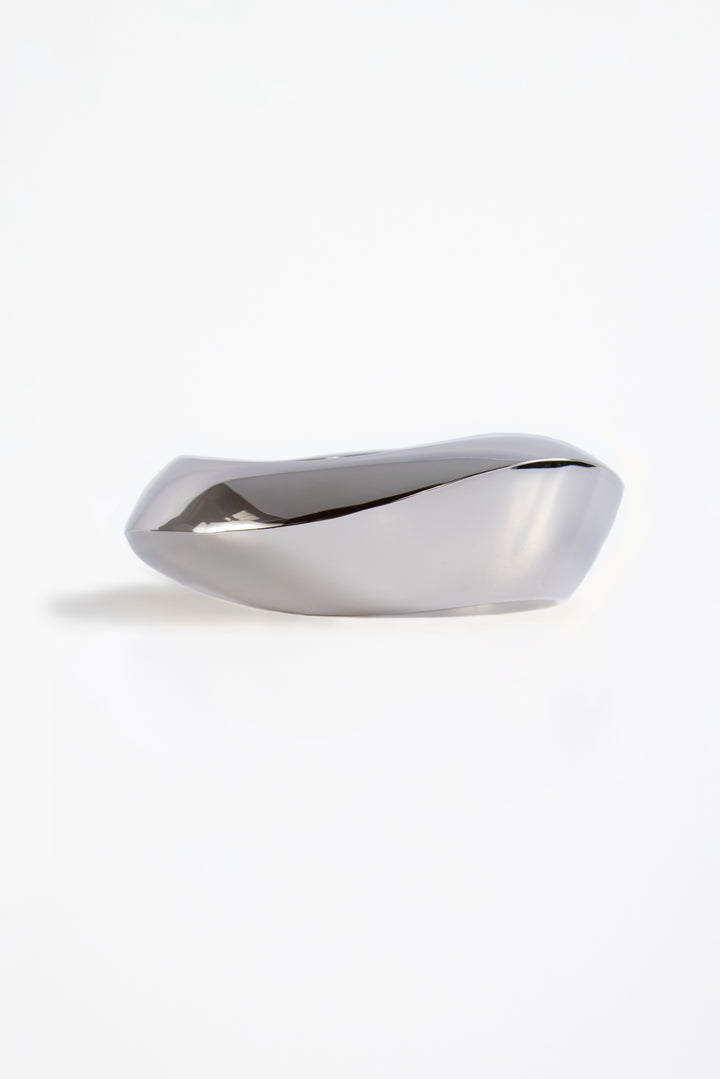 Wave Bangle (Silver)