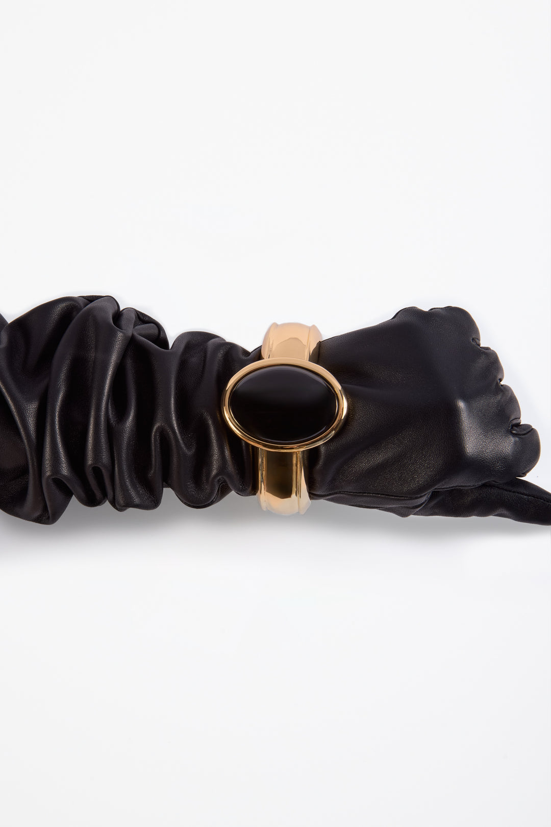 Stone Cuff (Gold/Black)