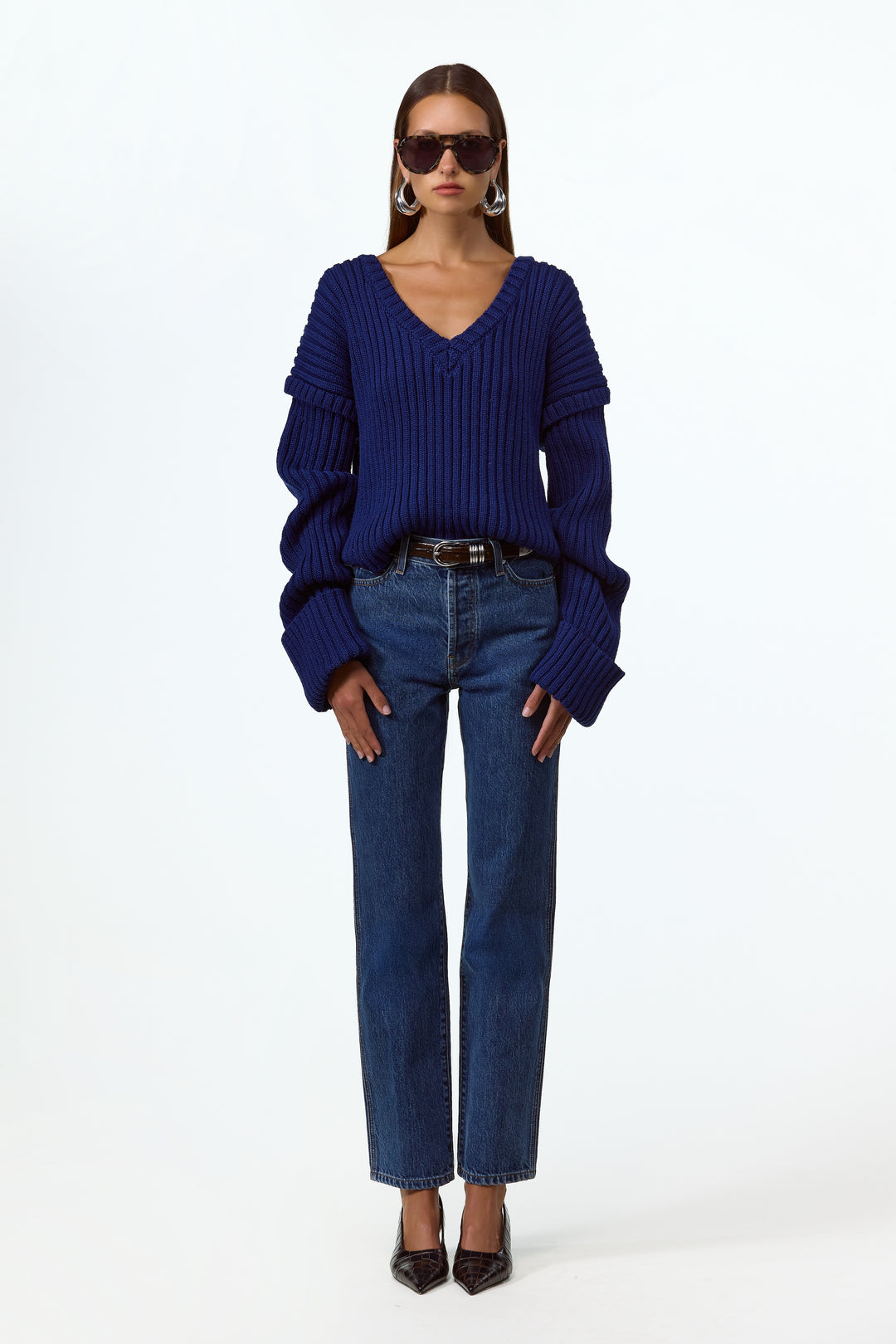 The Straight Ankle Jean (Vintage Dark)