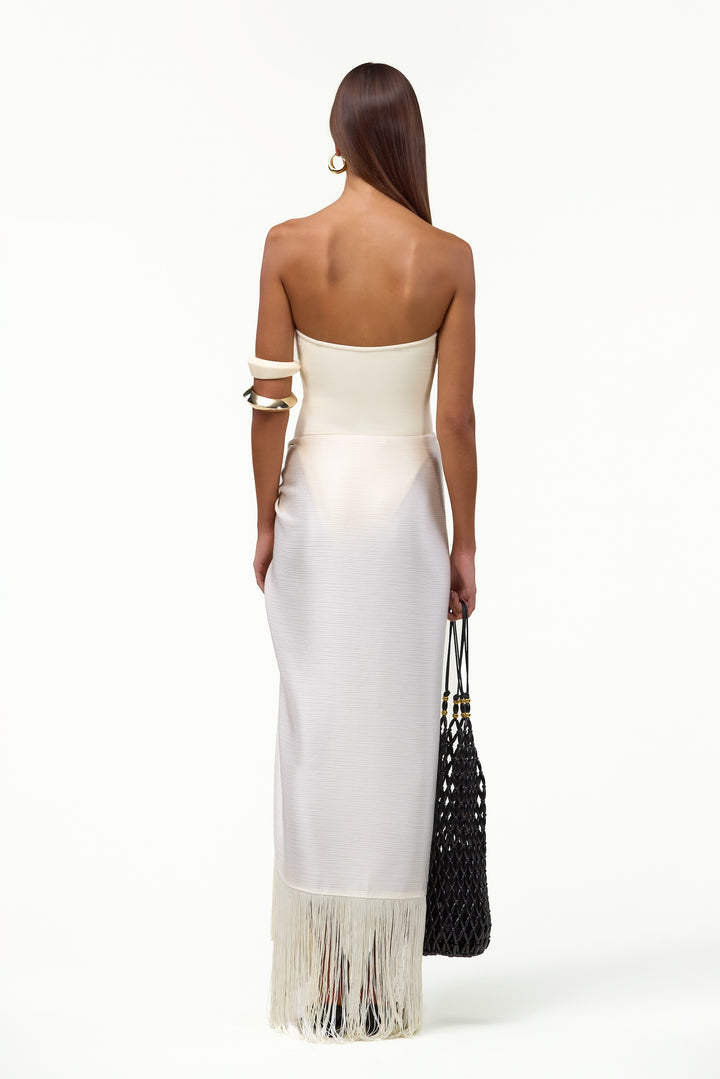 Fringe Sarong (Cream)