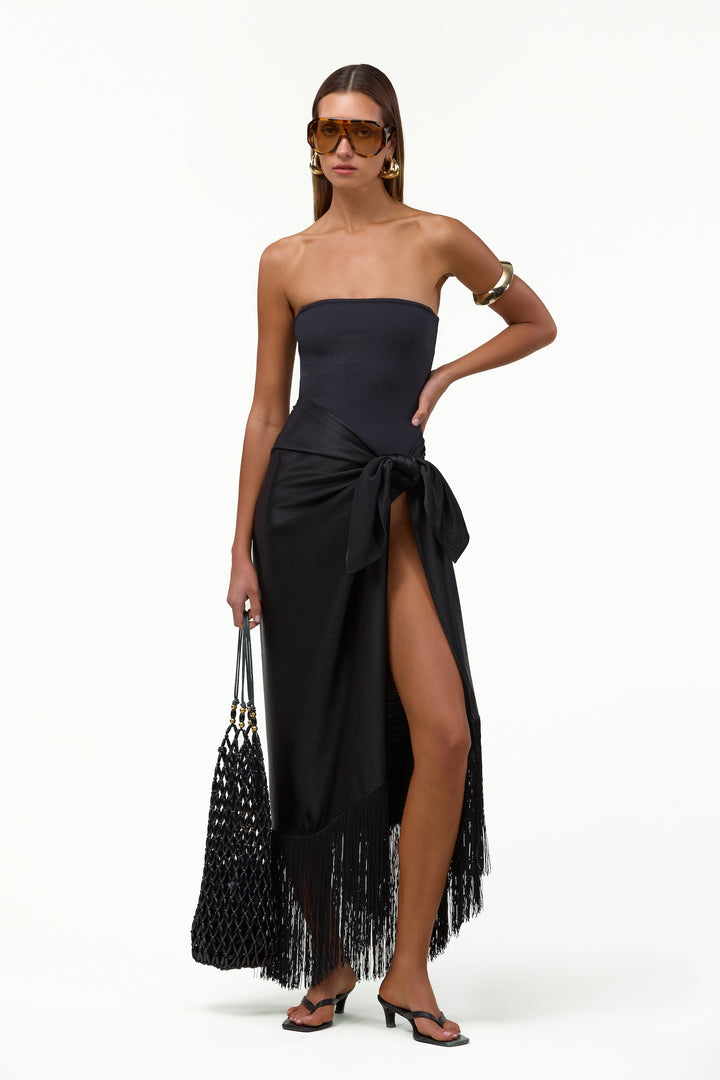 Fringe Sarong (Black)