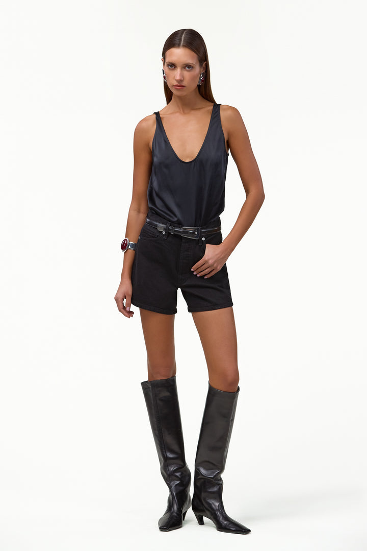 The Perfect Denim Shorts (Black)