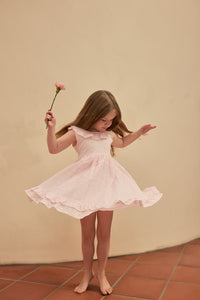 eyelet dress (baby pink)